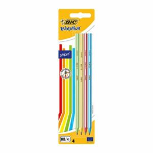 CRAYON NOIR BIC STRIPES