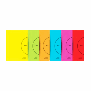 CAHIER PALASTIQUE 140P JAUNE  24*32  BMV
