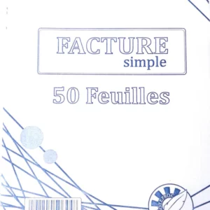 CARNET FACTURE SIMPLE 50 FEUILLE