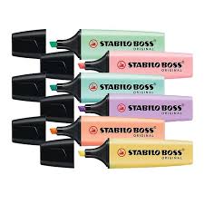 MARQ FLUO PASTEL STABILO OR