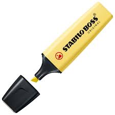 MARQ FLUO PASTEL JAUNE STABILO 70/144